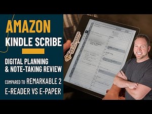 Amazon Kindle Scribe Digital Note-Taking Review Compared to ReMarkable 2
