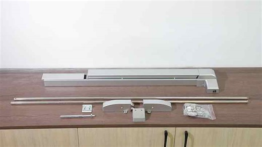 Panic Exit Device Latch Lock Horizontal Push bar for Commercial Single Double Emergency Fire Escape Door