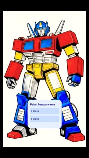 Mewarnai robot optimus #drawing #gamemewarnai #art