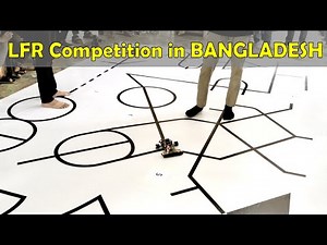 Typical Line Following Robot Competition in Bangladesh | LFR Competition