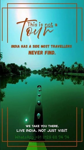 Gliding Through Kerala's Secret Backwaters | Live India. Not Just Visit.