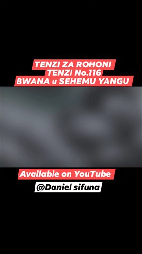 15K views · 479 reactions | Bwana u sehemu yangu, Rafiki yangu, wewe, Katika safari yangu, Tatembea na wewe. Pamoja na wewe, Pamoja na wewe, Katika safari yangu, Tatembea na wewe. God bless you. #Tenzi ZA ROHONI. #BWANA U SEHEMU YANGU DANIEL SIFUNA SONGS | Daniel Sifuna | Facebook