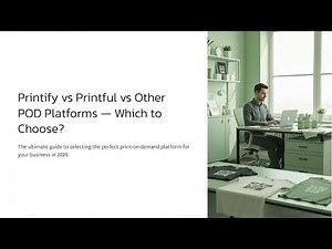 Printify vs Printful vs Other POD Platforms - Which One to Choose?