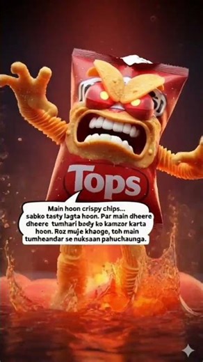 “Chips Ka AI Magic 😱 | Crispy Transformation!” #ai #facts