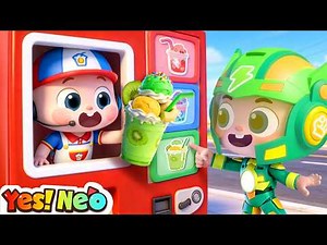 Superhero Milkshake | Superhero Vending Machine | Nursery Rhyme & Kids Song | Yes! Neo