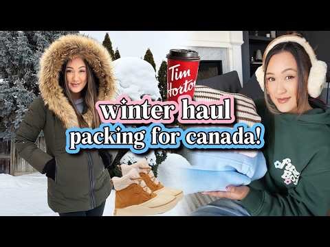 Cold Weather Winter Haul + Packing For Canada!