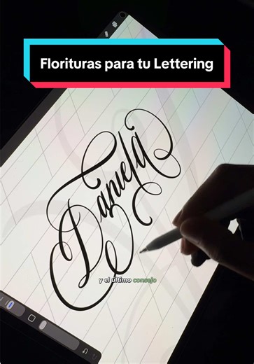 Florituras Continuas para Lettering Creativo