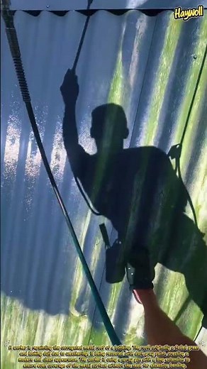 Painting Corrugated Metal Roofing with an Automatic Sprayer