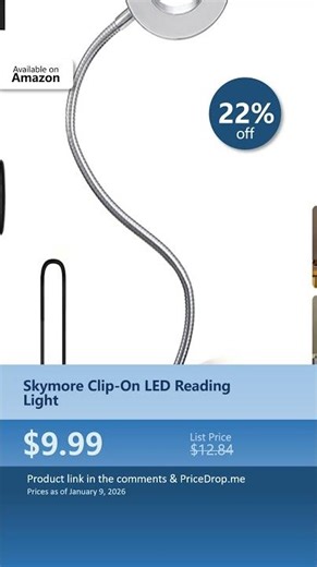 Skymore Clip-On LED Reading Light
