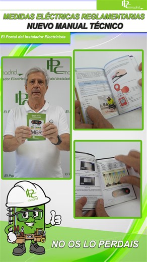 🚀 ¡Lanzamos nuestro NUEVO Manual Técnico de Medidas Eléctricas Reglamentarias! ⚡⚙️ Si trabajas en el sector eléctrico, este manual es tu nueva guía imprescindible de campo. Te enseñamos todas las novedades que incluye y cómo aplicarlas paso a paso: 🔹 Prueba de caída de tensión 🔹 Sistemas B1 y B2 🔹 Medición de iluminancia 🔹 Medidas completas en puntos de recarga (IRVE) 🔌🚗 🔹 Formularios de verificación listos para tomar datos en obra 📝 👇Consigue el manual aquí: https://www.libreriaplcmad