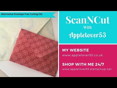 ScanNCut - Alternative Envelope For Any Model Machine & Free Cutting File