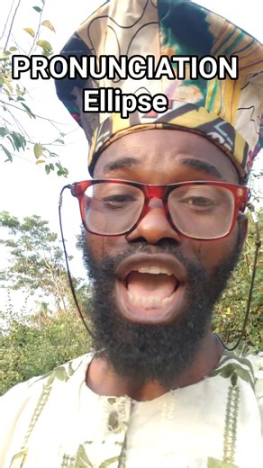 Noun ellipse (plural ellipses) (geometry) A closed curve, the locus of a point such that the sum of the distances from that point to two other fixed points (called the foci of the ellipse) is constant; equivalently, the conic section that is the intersection of a cone with a plane that does not intersect the base of the cone. (grammar) Ellipsis, the removal from a phrase of a word which is grammatically needed, but which is clearly understood without having to be stated. #speakenglish #education