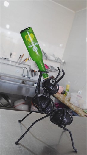 Ant Sculpture Enjoying a Soda 🐜🥤