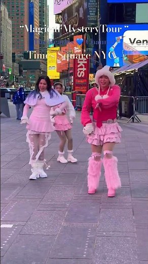 Magical Mystery Tour 💙 The Beatles song - Times Square NYC