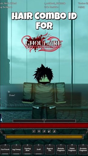 Hair combo id for Ghoul://Re #ghoulre #roblox