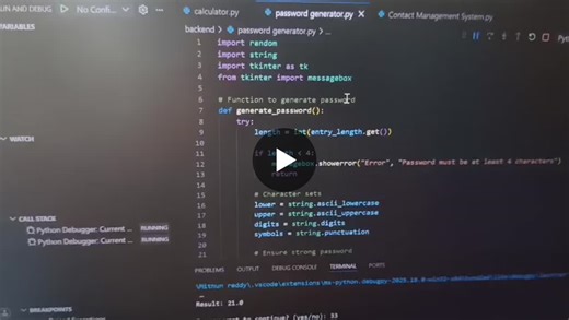 #codsoft #codsoftinternship #pythonprogramming | Mithun Reddy