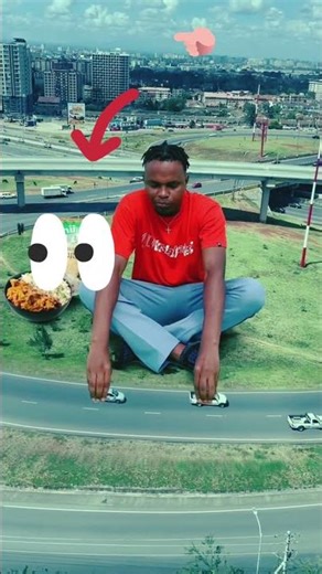 Giant Man Shocks Everyone Cars Look Like Tiny Grains! 😱🚗✨#shorts ...