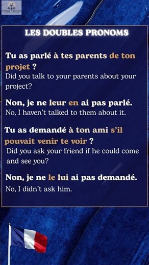 🇫🇷 LES DOUBLES PRONOMS - Niveau avancé