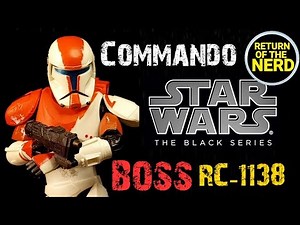 Hasbro Star Wars, Republic Commando Boss, The Black Series action figure posing!