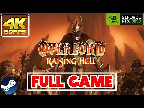 Overlord: Raising Hell | 𝗙𝗨𝗟𝗟 𝗚𝗔𝗠𝗘 | Path of Evil | Gameplay/Walkthrough [RTX 3090/60FPS/4K]