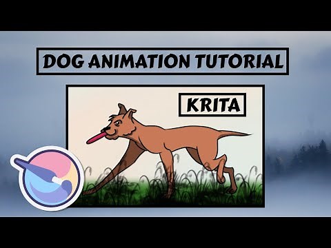 DOG ANIMATION TUTORIAL USING KRITA