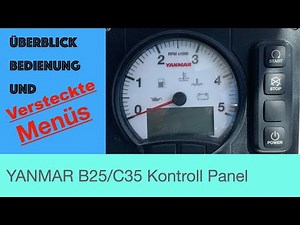 Yanmar Panel B25 & C35 für Boote