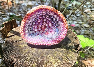 PATTERN*** Fast and Simple Geode, Beginner Friendly, Photo Tutorial, No Sew, No Stuffing, Single Layer Beaded Geode, - Etsy