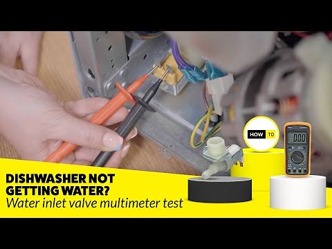 Dishwasher Not Filling With Water? Water Valve Multimeter Test!