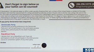 Be sure to mark party preference on ballot for state's Presidential Primary on March 10th