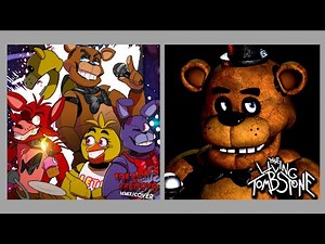 FNaF 1 song mashup - The Living Tombstone & Apangrypiggy (Original & Remix)