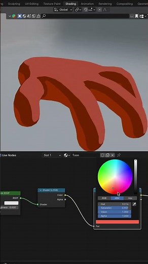 QUICK Blender Toon Shader Tutorial: Create Cartoon-Style Models!