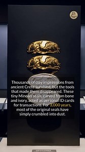 Thousands of ancient clay impressions survived, but the seals that made them simply vanished. #ancienthistory #archaeology #didyouknow | Uncover This