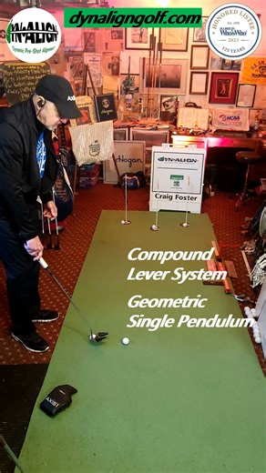 Putting - How To Create A Single Geometric Scaffold #puttingtips #puttingdrills #puttinggrip #yips