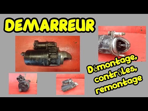 Démonter et contrôler un démarreur