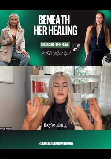 Full episode @rediscoveredwithruby IG 📱 link in bio 🔗💚