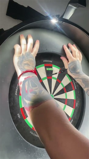 Rotate your dart board 🎯 #3dart #darts