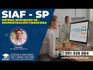 CURSO: SISTEMA INTEGRADO DE ADMINISTRACIÓN FINANCIERA (SIAF) - 2025