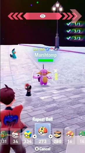 DOUBLE SHINY MARSHTOMP 💧✨ | LIKE & SUBSCRIBE! | Pokémon Legends ZA #pokemonlegendsza #pokemon