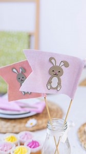 3.2K views · 18 reactions | ✨ Hop into Easter crafting with our adorable felt bunny flags!  Using our brand-new Easter Mini Collection, you can create the cutest spring décor in no time! ✂️ Who’s making these for their Easter setup?  Shop the bunny die from our NEW Easter mini collection  : https://ow.ly/ekWc50Vb08h : https://ow.ly/uQqp50Vb08f : https://ow.ly/Z4tA50Vb08g | Crafter's Companion | Facebook