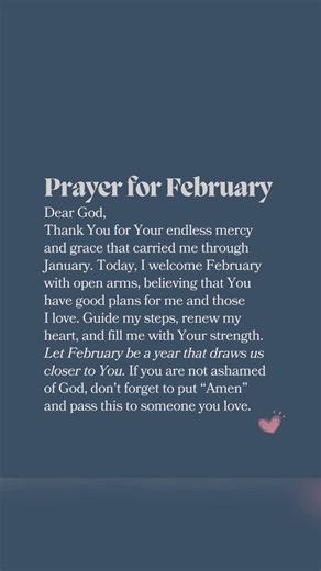Prayer for February | Faith Over Fear | Trust God in a New Season 🙏