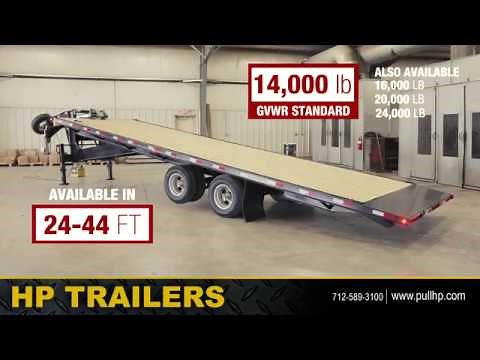 pullhp.com GTH Tilt bed flatbed trailer.