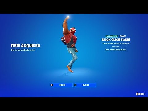 How To Get Click Click Flash Emote FREE In Fortnite! (Free Click Click Flash Emote)