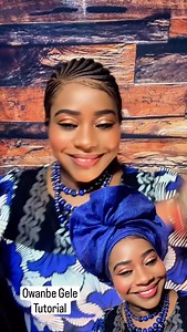 Simple & easy to achieve owanbe Gele head wrap styling for every lady. Men show this to your wives. #virals #trending #fyp #fbreelsfypシ゚viralシ | African Beautiful Fashion and Lifestyle