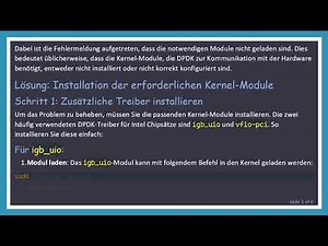 Wie man das DPDK Kernel-Modul auf CentOS 7 installiert