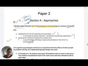 AQA Psychology - Predicted Paper 2 Approaches with Comparison of Approaches 16-Marker #aqa #alevel