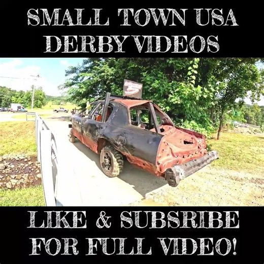 VOLUME UP and Listen until The End! Demolition Derby Car PURRS At Bullskin Twp. Fair 2025 #demoderby