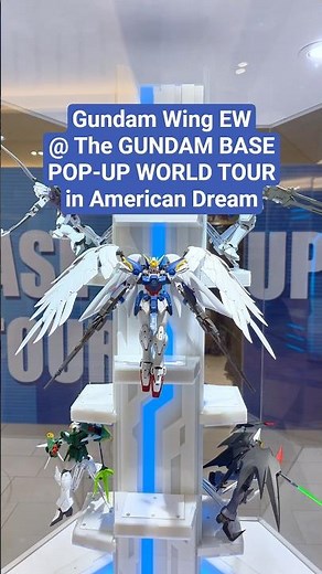Have you checked out the Gundam Wing Endless Waltz display at the GUNDAM BASE POP-UP WORLD TOUR