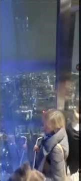 Elevator ride up the CN Tower