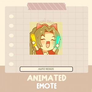 Animated Aerith Rave Twitch Emote - Etsy