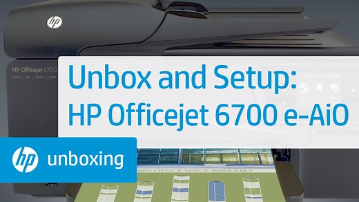 Unboxing and Setting Up the HP Officejet 6700 Premium e-All-in-One Printer